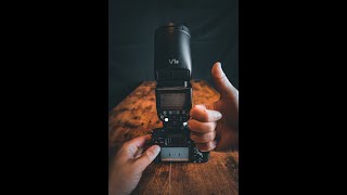 How to set up Camera Flash for Beginners  GODOX v1 shorts [upl. by Nabetse]