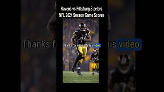 Ravens Face Off Against Pittsburg Steelers in EPIC 2024 NFL Season Game [upl. by Encratia]