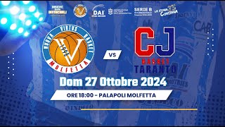 DAI OPTICALVIRTUS BASKET MOLFETTA 🆚 CJ BASKET TARANTO [upl. by Richardo]