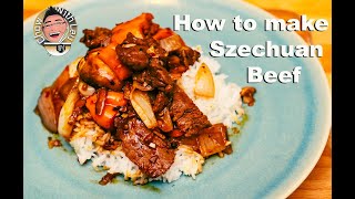 How to Make Szechuan Beef  Hot and Spicy Sichuan Beef Recipe Easy and Quick [upl. by Eldin698]