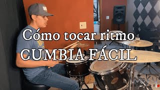 Cómo tocar CUMBIA Fácil  Tutorial de batería  Woky Records [upl. by Oiled]