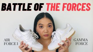 Nike Gamma Force vs Nike Air Force 1 An indepth review of the forces [upl. by Lrigybab59]