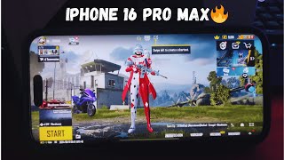 iPhone 16 Pro Max Pubg Test Handcam 🔥  Graphics Test Apple Bionic A18 Pro🤯 [upl. by Assened]