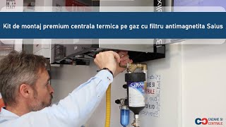 Kit de montaj premium centrala termica pe gaz cu filtru antimagnetita Salus  CazaneCentralero [upl. by Llenreb]