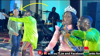 Okyeame Kwame raps with Okyeame Kofi’s Daughter pulls 2ndLady Samira Bawumia to dance Kuami Eugene [upl. by Netsryk]