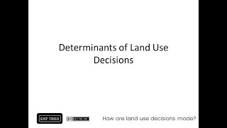 How are land use decisions made  EnP Tinio [upl. by High]