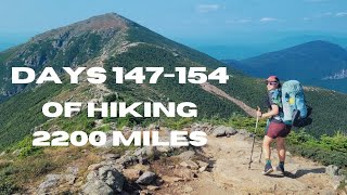 welcome to the White Mountains  days 147154 of thru hiking the Appalachian Trail [upl. by Barbie176]