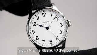 Stowa Marine Klassik 40 Preowned [upl. by Atiuqin]