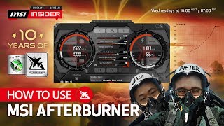 How to use MSI Afterburner  MSI [upl. by Maite903]