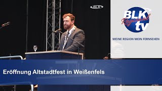 Eröffnung Altstadtfest in Weißenfels [upl. by Ahron20]