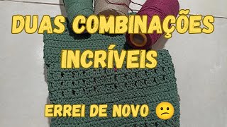 DUAS COMBINAÇÕES COM O VERDE MILITARERREI NO TAPETE DE NOVO 😕 [upl. by Revkah]