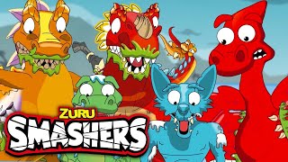 SMASHERS Chill Beach Vibes  More Kids Cartoons  Zuru  Smashers World  Animated Stories [upl. by Inahpets]