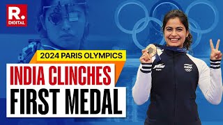 Paris Olympics 2024 BREAKING Who Is Manu Bhaker First Indian Woman Shooter To Win Olympics Medal [upl. by Ttereve748]