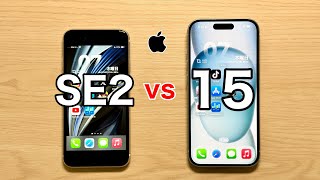 iPhone SE2 vs iPhone 15 実機スピードテスト その実力差は。写真比較、バッテリー解説も。3世代差とはどのようなものかSpeedTest [upl. by Morehouse235]