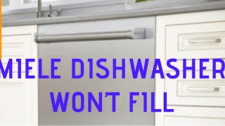 ✨ Miele Dishwasher  Fills then Stops  Easy DIY Fix ✨ [upl. by Cupo]