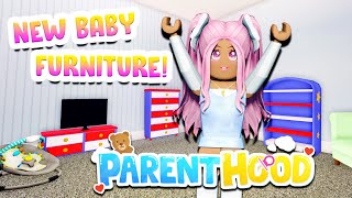 🍼 NEW Baby Furniture In Parenthood 🎨  Roblox Parenthood [upl. by Nert]