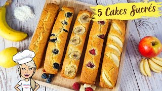 Recette de 5 Cakes Longs Sucrés dans le moule Guy Demarle 5 Cakes Longs [upl. by Eldwen]