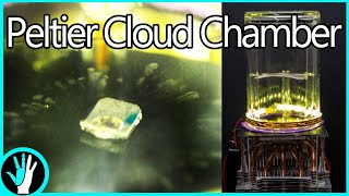 Make Invisible Radiation Become Visible  Peltier Cloud Chamber [upl. by Mcfarland]