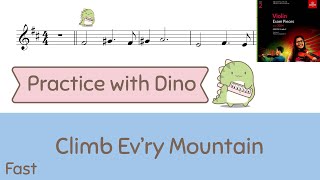 Fast Climb Evry Mountain ABRSM 2024 Violin grade 2 B1 [upl. by Ynnel]