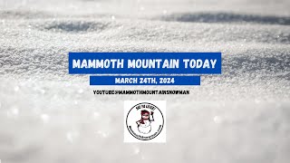 Mammoth Mountain Report from the Snowman [upl. by Nosle]