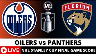 EDMONTON OILERS VS FLORIDA PANTERS LIVE 🏒 NHL Game Score JUN 18 2024 🏆 Stanley Cup Final 🏆 Game 5 [upl. by Gunas900]