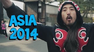 Asia 2014 Tour Tokyo ✈ Osaka ✈ Kuala Lumpur  On the Road w Steve Aoki 107 [upl. by Buehler147]