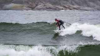 Surfing in Härnösand Sweden [upl. by Assiran]