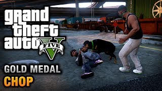 GTA 5  Mission 5  Chop 100 Gold Medal Walkthrough [upl. by Glynias]