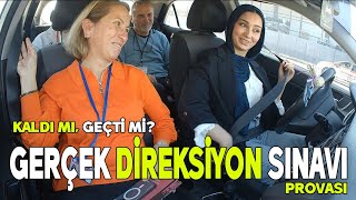 GERÇEK DİREKSİYON SINAVI PROVASIADAYIMIZ GEÇTİ Mİ KALDI MI [upl. by Nerot]