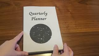 Constellation Quarterly Planner Walk Thru [upl. by Tye991]