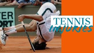 TENNIS INJURIES  WTA  Compilation 1 Serena Williams Azarenka Sharapova Wozniacki [upl. by Rusticus]