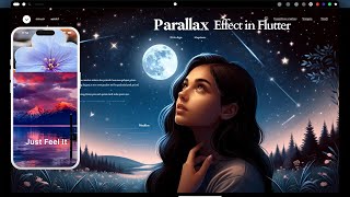 Flutter Parallax Effect  Parallax Scrolling Flutter [upl. by Elton536]