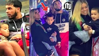 ¡Karol G conoce a el hijo de Anuel y causan euforia en parque de diversiones [upl. by Oinigih]