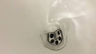 New interesting sinkdrain with universal sinkplug 455 mm with whirlpool and gurgling sound [upl. by Keven]