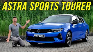 allnew Astra Sports Tourer REVIEW 2022 Opel Vauxhall Astra estate Elegance vs GSLine vs Ultimate [upl. by Yenahpets]