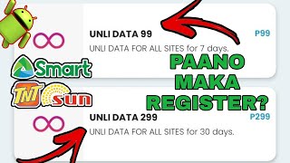 TIPS KONG PAANO MAKA REGISTER NG UNLIDATA SA SMART SIM [upl. by Lednar14]