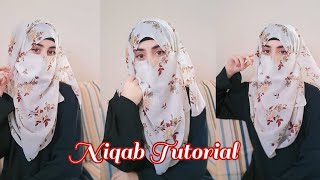 Hijab With Niqab Tutorial  Full Coverage Niqab Tutorial  Hijab amp Niqab Style [upl. by Eiramlirpa]