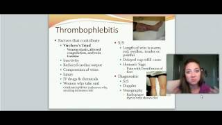 Peripheral Blood Vessel disorders  Thrombophlebitis [upl. by Zerdna]