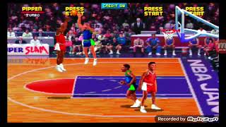 Petrovic Glitch in NBA Jam [upl. by Hetti]