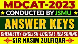 MDCAT 2023 Answer Keys Explained [upl. by Sinegra607]