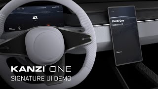 Create your own automotive signature UI with Kanzi One [upl. by Chuu]