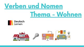 Deutsch A1 Wortschatz Thema Wohnen [upl. by Grewitz]