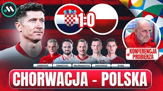 CHORWACJA  POLSKA 10 W LIDZE NARODÓW ANALIZA  KONFERENCJA PROBIERZA [upl. by Scot121]