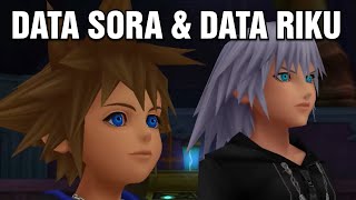 Every Data Sora and Data Riku Cutscene [upl. by Marius]