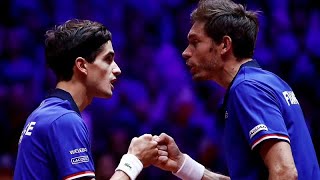 DavisCup Frankreich verkürzt Kroatien bleibt Favorit [upl. by Otokam176]