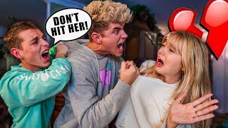 ABUSIVE FIANCE PRANK ON MY FAMILY THEY FIGHT BACK [upl. by Adnarahs]