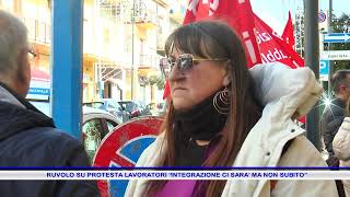 RUVOLO SU PROTESTA LAVORATORI “INTEGRAZIONE CI SARA’ MA NON SUBITO” [upl. by Hartnett85]