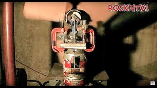 Homemade diy Stirling engine FARADAY electricity GENERATOR [upl. by Diad]