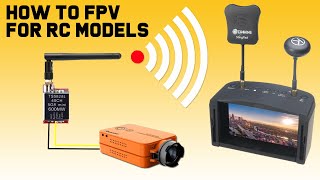 How To FPV Camera System For RC Models With Run Cam II camera and EV800D Goggles [upl. by Lletnom]