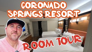 Disneys Coronado Springs Resort Standard Room Tour  Walt Disney World Resort Hotels [upl. by Hilliary855]